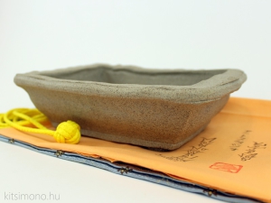 handmade unglazed kitsimono rectangular bonsai pot vásárlás rendelés